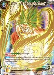 Broly, The Rampaging Horror (SPR) - Galactic Battle - Dragon Ball Super: Masters card