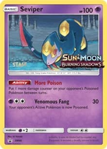 Seviper - SM46 (Prerelease) [Staff] - SM Promos - Pokemon card