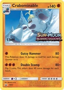 Crabominable - SM47 (Prerelease) [Staff] - SM Promos - Pokemon card