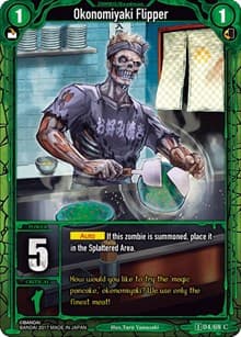 Okonomiyaki Flipper - Zombie World Order TCG - Set 1 - Zombie World Order TCG card