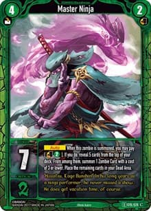 Master Ninja - Zombie World Order TCG - Set 1 - Zombie World Order TCG card