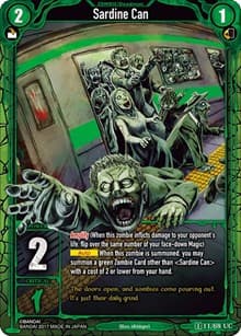 Sardine Can - Zombie World Order TCG - Set 1 - Zombie World Order TCG card