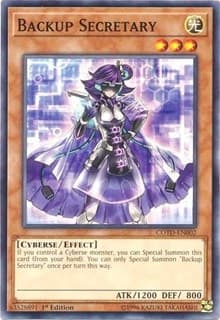 Backup Secretary - Code of the Duelist - YuGiOh card