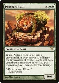 Protean Hulk - Dissension - Magic: The Gathering card