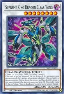 Supreme King Dragon Clear Wing - Code of the Duelist - YuGiOh card