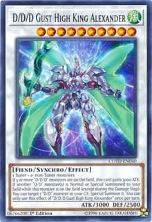 D/D/D Gust High King Alexander - Code of the Duelist - YuGiOh card