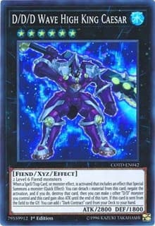 D/D/D Wave High King Caesar - Code of the Duelist - YuGiOh card