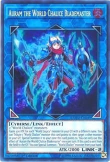 Auram the World Chalice Blademaster - Code of the Duelist - YuGiOh card