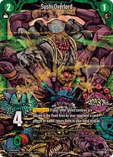 Sushi Overlord (Foil) - Zombie World Order TCG - Set 1 - Zombie World Order TCG card