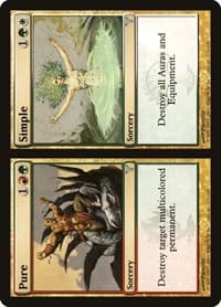 Pure // Simple - Dissension - Magic: The Gathering card