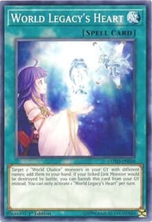 World Legacy's Heart - Code of the Duelist - YuGiOh card