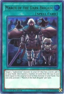 March of the Dark Brigade - Code of the Duelist - YuGiOh card