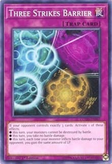 Three Strikes Barrier - Code of the Duelist - YuGiOh card