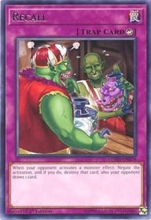 Recall - Code of the Duelist - YuGiOh card