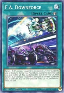 F.A. Downforce - Code of the Duelist - YuGiOh card