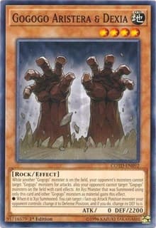 Gogogo Aristera & Dexia - Code of the Duelist - YuGiOh card