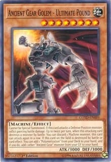 Ancient Gear Golem - Ultimate Pound - Code of the Duelist - YuGiOh card