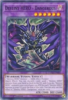 Destiny HERO - Dangerous - Code of the Duelist - YuGiOh card