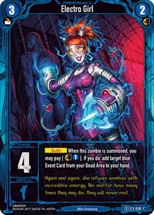 Electro Girl - Zombie World Order TCG - Set 1 - Zombie World Order TCG card