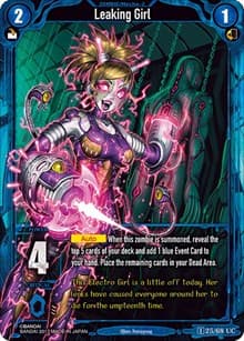 Leaking Girl - Zombie World Order TCG - Set 1 - Zombie World Order TCG card