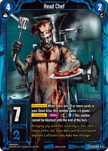 Head Chef - Zombie World Order TCG - Set 1 - Zombie World Order TCG card