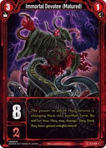 Immortal Devotee (Matured) - Zombie World Order TCG - Set 1 - Zombie World Order TCG card