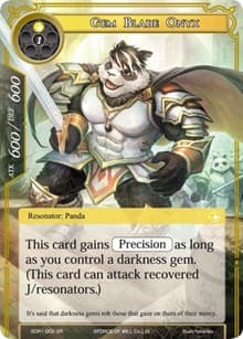 Gem Blade Onyx - Reiya Cluster Starter Deck - Force of Will card
