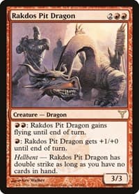 Rakdos Pit Dragon - Dissension - Magic: The Gathering card