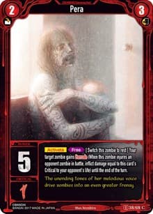 Pera - Zombie World Order TCG - Set 1 - Zombie World Order TCG card