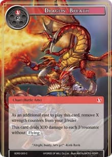 Dragon Breath - Reiya Cluster Starter Deck - Force of Will card