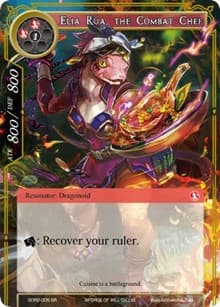 Elia Rua, the Combat Chef - Reiya Cluster Starter Deck - Force of Will card