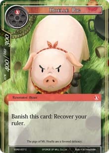 Hoelle Pig - Reiya Cluster Starter Deck - Force of Will card
