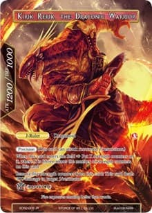 Kirik Rerik // Kirik Rerik, the Draconic Warrior - Reiya Cluster Starter Deck - Force of Will card