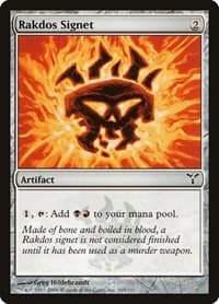 Rakdos Signet - Dissension - Magic: The Gathering card