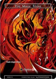 Fire Magic Stone - Reiya Cluster Starter Deck - Force of Will card