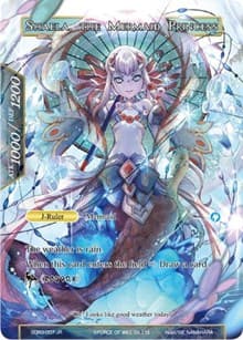 Shaela // Shaela, the Mermaid Princess - Reiya Cluster Starter Deck - Force of Will card