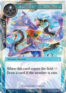 Angelic Voice Mermaid - Reiya Cluster Starter Deck - Force of Will card