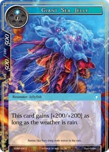 Giant Sea Jelly - Reiya Cluster Starter Deck - Force of Will card