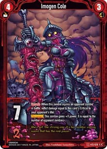 Imogen Cole - Zombie World Order TCG - Set 1 - Zombie World Order TCG card