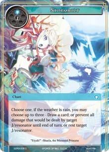 Stormbolt - Reiya Cluster Starter Deck - Force of Will card