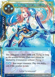 Wave Rider Mermaid - Reiya Cluster Starter Deck - Force of Will card