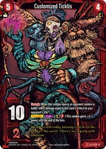 Customized Ticktis (Foil) - Zombie World Order TCG - Set 1 - Zombie World Order TCG card