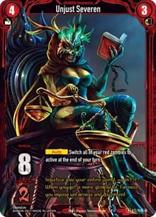 Unjust Severen (Foil) - Zombie World Order TCG - Set 1 - Zombie World Order TCG card
