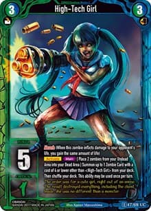 High-Tech Girl - Zombie World Order TCG - Set 1 - Zombie World Order TCG card
