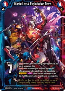 Waste Lax & Exploitation Dave - Zombie World Order TCG - Set 1 - Zombie World Order TCG card