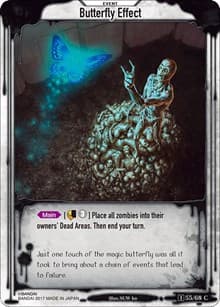 Butterfly Effect - Zombie World Order TCG - Set 1 - Zombie World Order TCG card