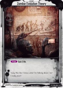 Zombie Evolution Theory - Zombie World Order TCG - Set 1 - Zombie World Order TCG card