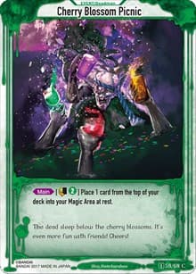 Cherry Blossom Picnic - Zombie World Order TCG - Set 1 - Zombie World Order TCG card