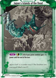 Japan's Islands of the Dead (Foil) - Zombie World Order TCG - Set 1 - Zombie World Order TCG card