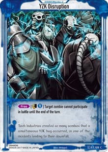 YZK Disruption - Zombie World Order TCG - Set 1 - Zombie World Order TCG card